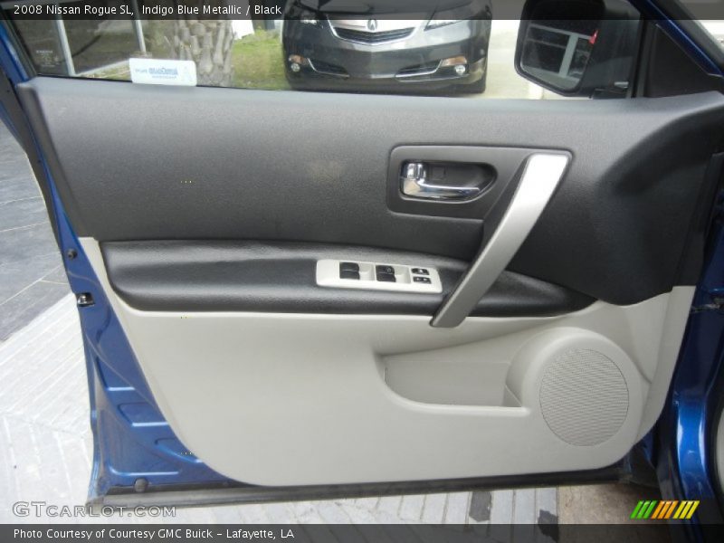 Indigo Blue Metallic / Black 2008 Nissan Rogue SL