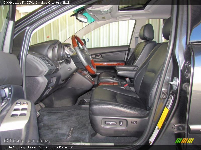 Smokey Granite / Black 2009 Lexus RX 350