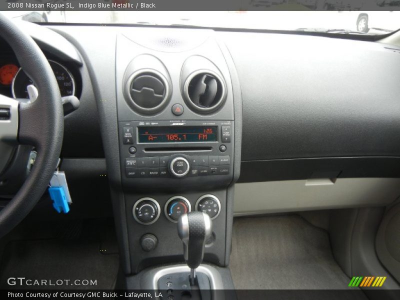 Indigo Blue Metallic / Black 2008 Nissan Rogue SL