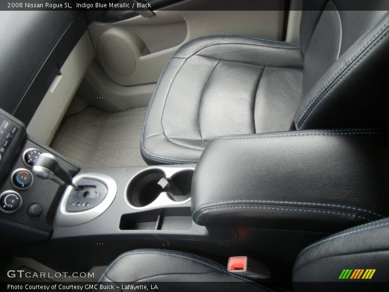Indigo Blue Metallic / Black 2008 Nissan Rogue SL