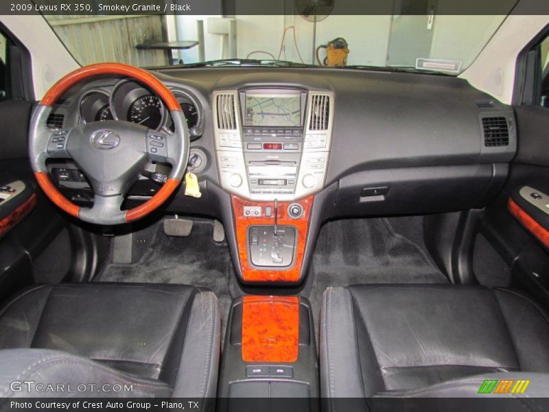 Smokey Granite / Black 2009 Lexus RX 350