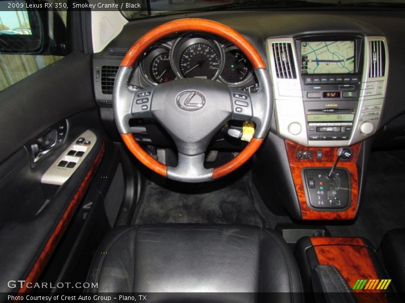 Smokey Granite / Black 2009 Lexus RX 350