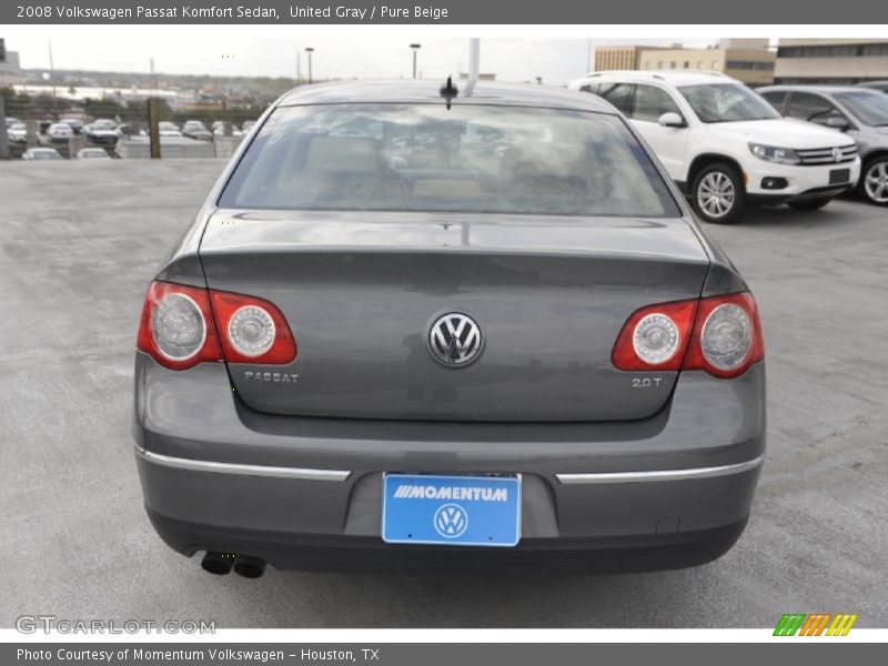 United Gray / Pure Beige 2008 Volkswagen Passat Komfort Sedan