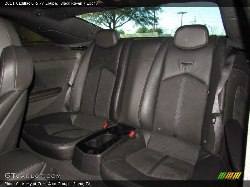 Rear Seat of 2011 CTS -V Coupe