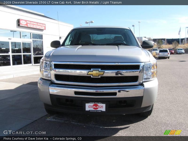 Silver Birch Metallic / Light Titanium 2009 Chevrolet Silverado 1500 LT Crew Cab 4x4