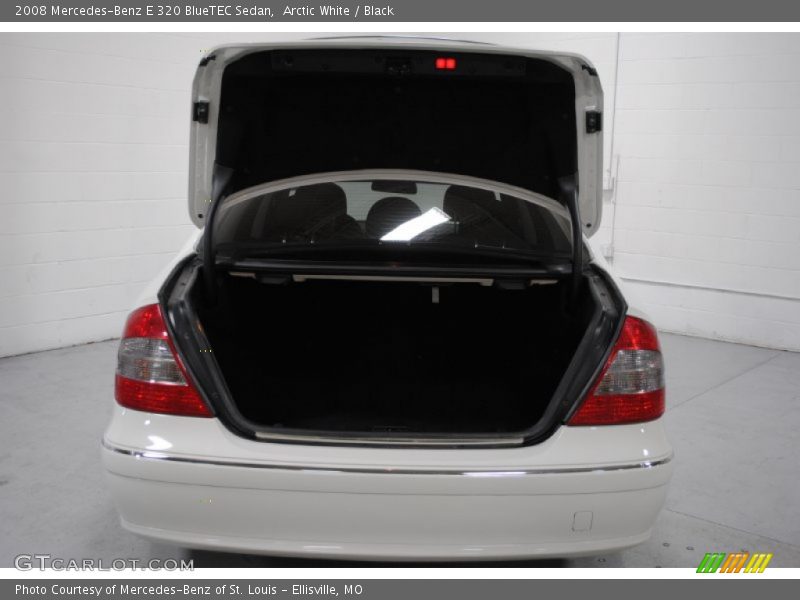 Arctic White / Black 2008 Mercedes-Benz E 320 BlueTEC Sedan