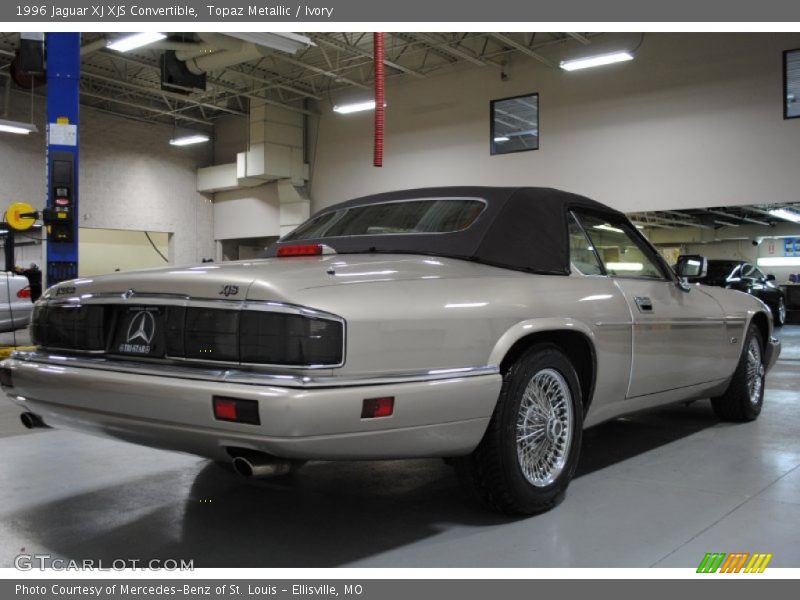 Topaz Metallic / Ivory 1996 Jaguar XJ XJS Convertible