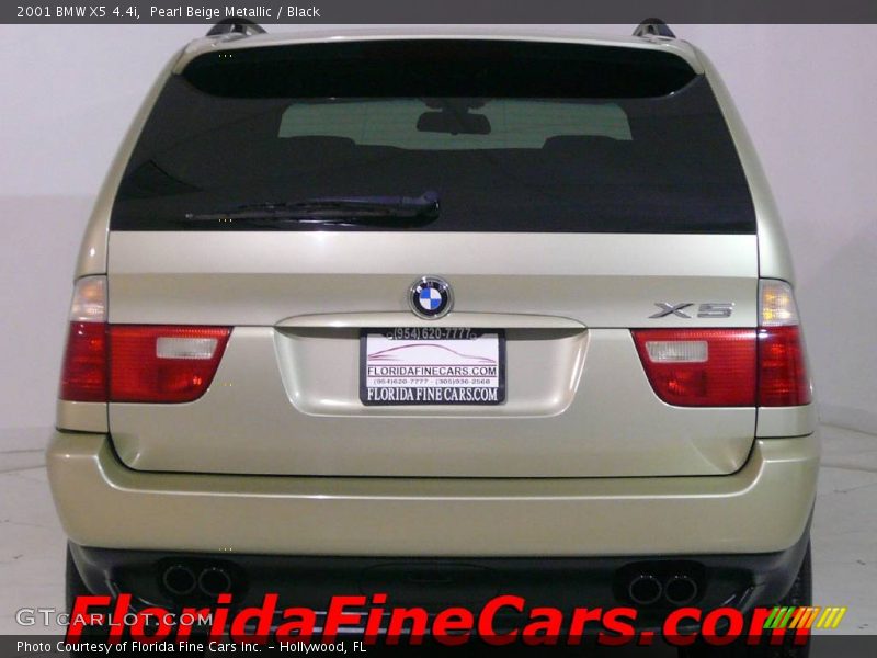 Pearl Beige Metallic / Black 2001 BMW X5 4.4i