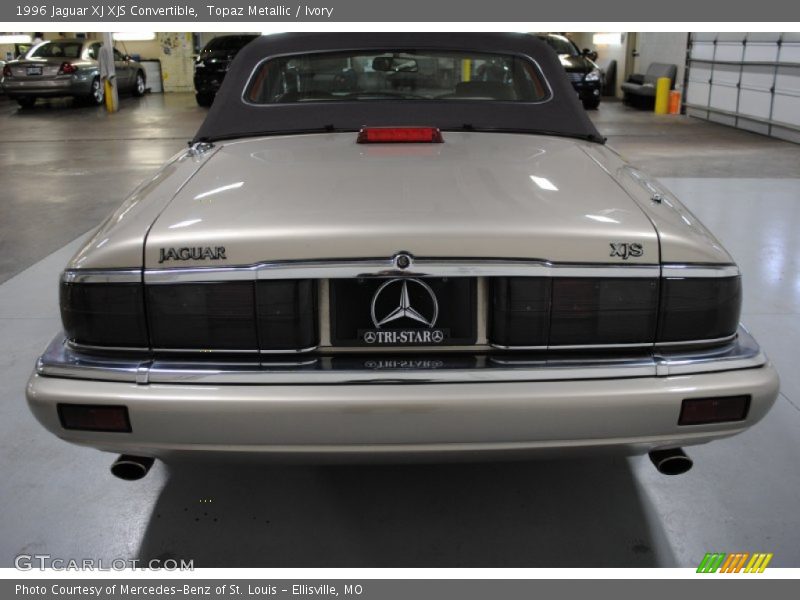 Topaz Metallic / Ivory 1996 Jaguar XJ XJS Convertible