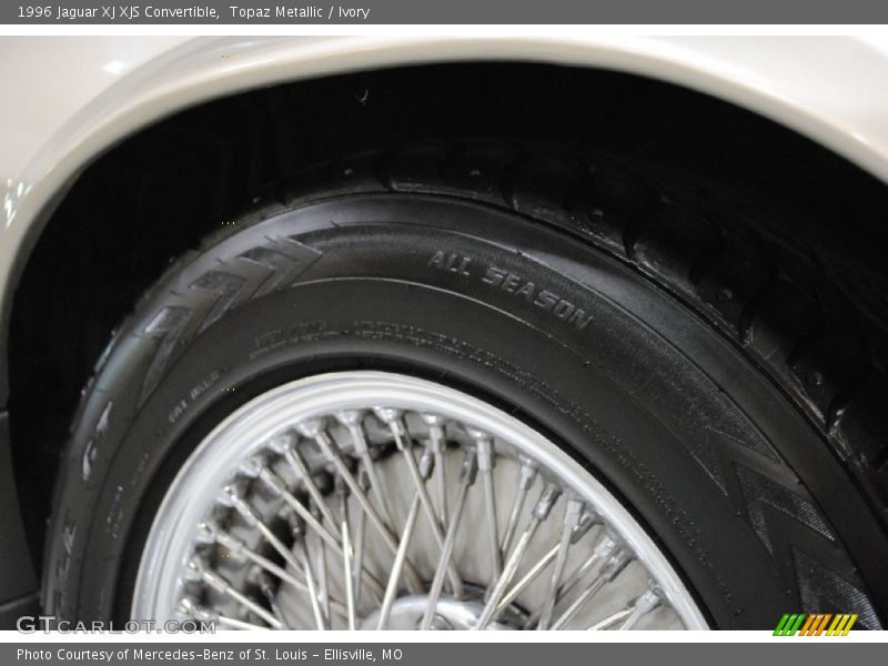 Topaz Metallic / Ivory 1996 Jaguar XJ XJS Convertible