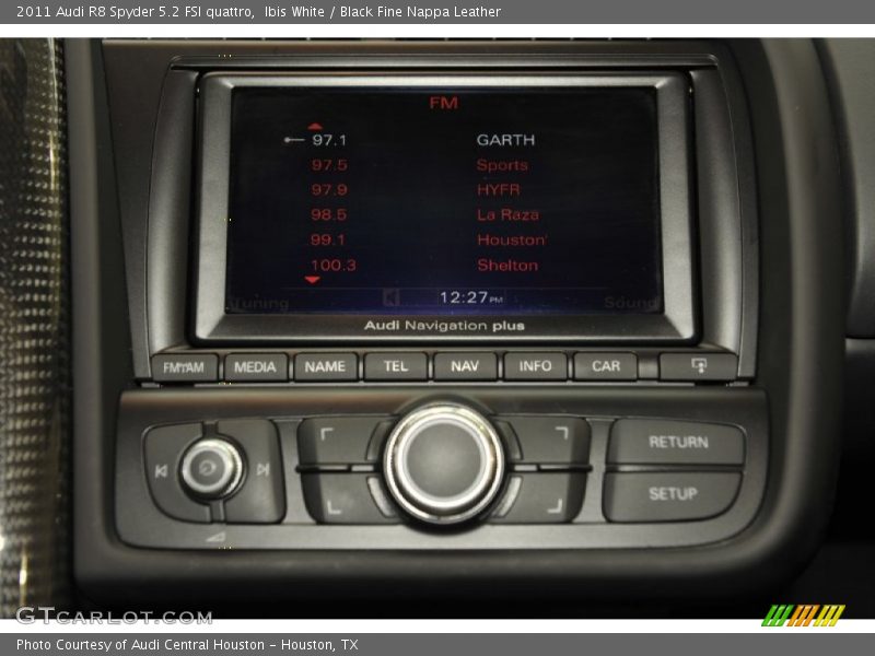 Ibis White / Black Fine Nappa Leather 2011 Audi R8 Spyder 5.2 FSI quattro