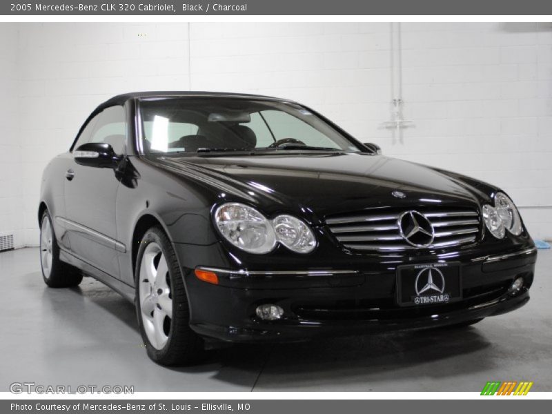 Black / Charcoal 2005 Mercedes-Benz CLK 320 Cabriolet