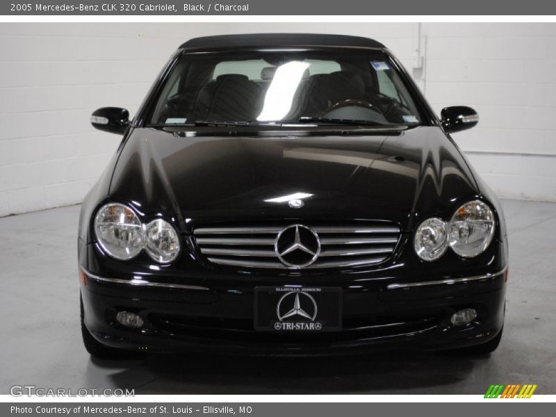 Black / Charcoal 2005 Mercedes-Benz CLK 320 Cabriolet