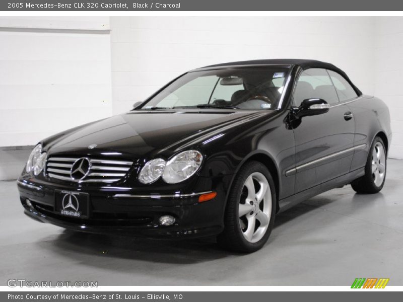 Black / Charcoal 2005 Mercedes-Benz CLK 320 Cabriolet