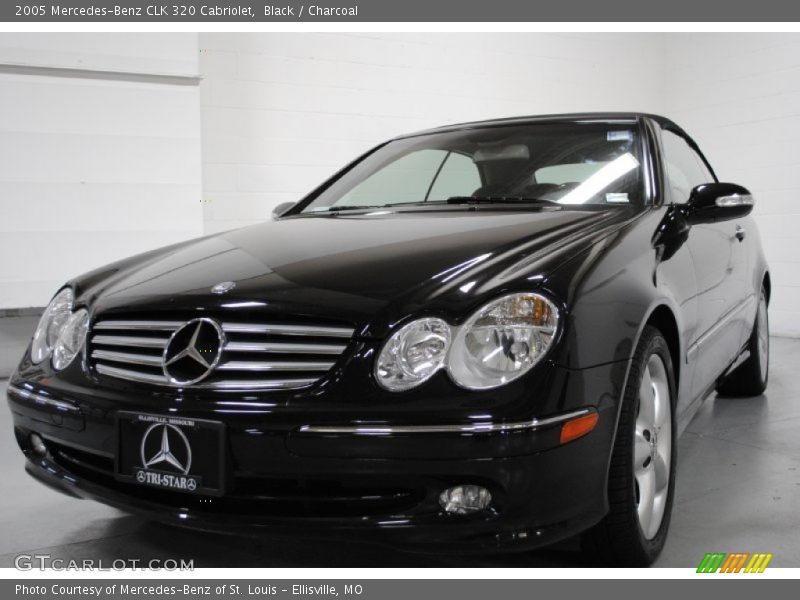 Black / Charcoal 2005 Mercedes-Benz CLK 320 Cabriolet
