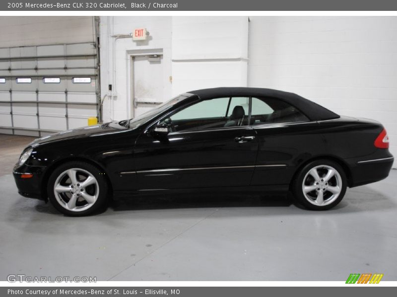 Black / Charcoal 2005 Mercedes-Benz CLK 320 Cabriolet