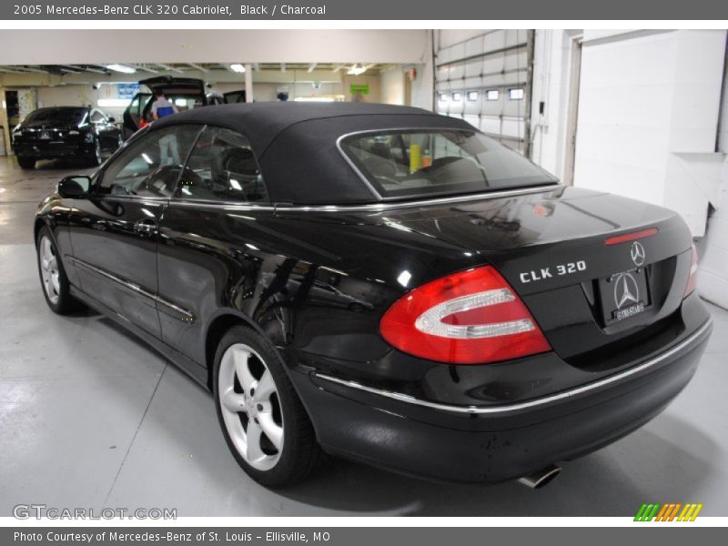 Black / Charcoal 2005 Mercedes-Benz CLK 320 Cabriolet