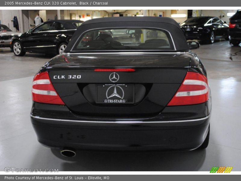 Black / Charcoal 2005 Mercedes-Benz CLK 320 Cabriolet