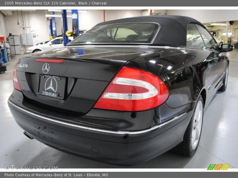 Black / Charcoal 2005 Mercedes-Benz CLK 320 Cabriolet
