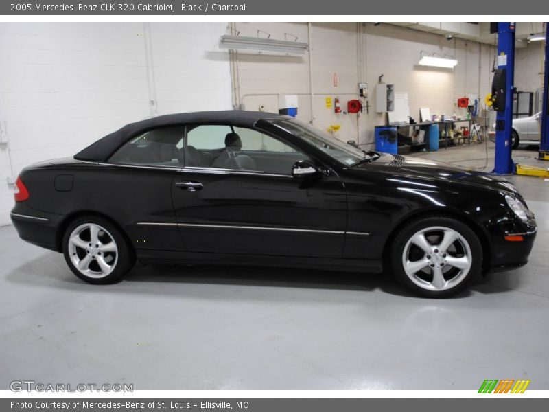 Black / Charcoal 2005 Mercedes-Benz CLK 320 Cabriolet