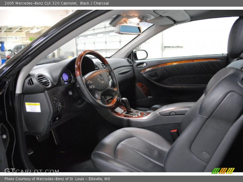 Black / Charcoal 2005 Mercedes-Benz CLK 320 Cabriolet