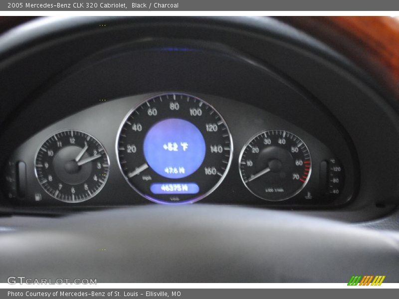 Black / Charcoal 2005 Mercedes-Benz CLK 320 Cabriolet