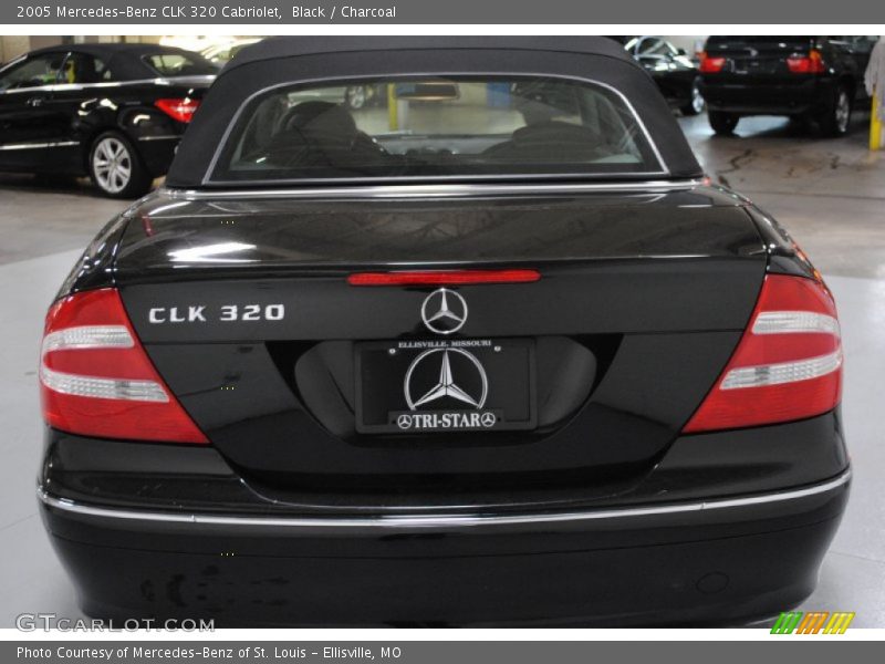 Black / Charcoal 2005 Mercedes-Benz CLK 320 Cabriolet