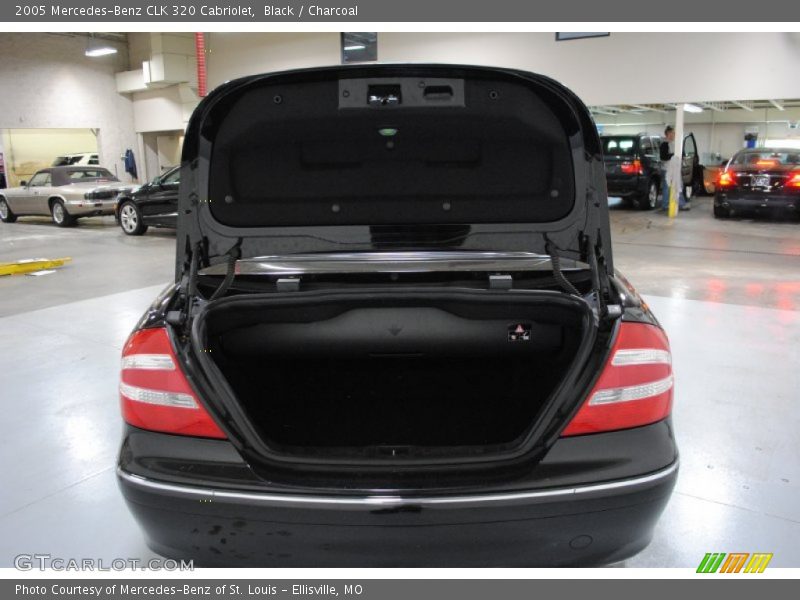 Black / Charcoal 2005 Mercedes-Benz CLK 320 Cabriolet