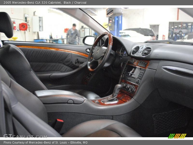Black / Charcoal 2005 Mercedes-Benz CLK 320 Cabriolet