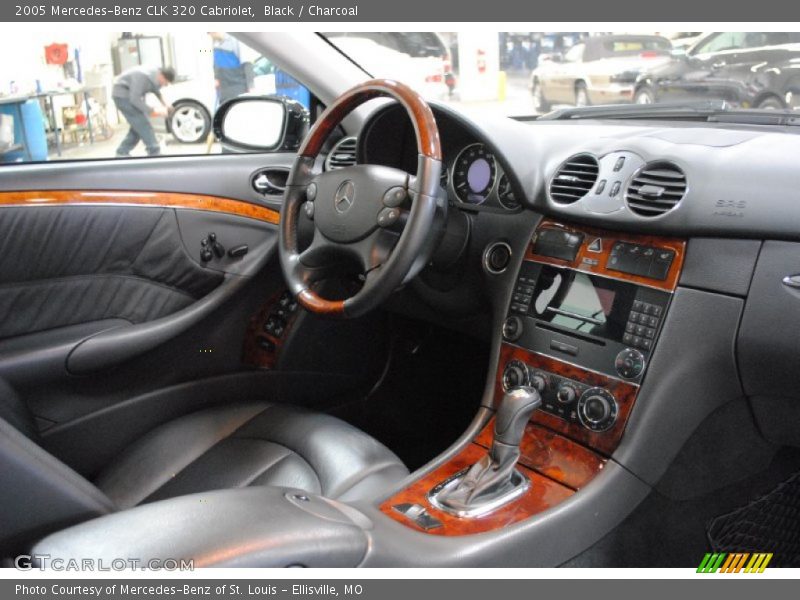 Black / Charcoal 2005 Mercedes-Benz CLK 320 Cabriolet
