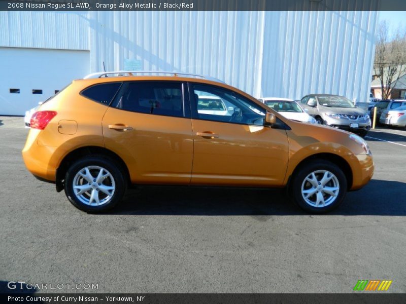  2008 Rogue SL AWD Orange Alloy Metallic