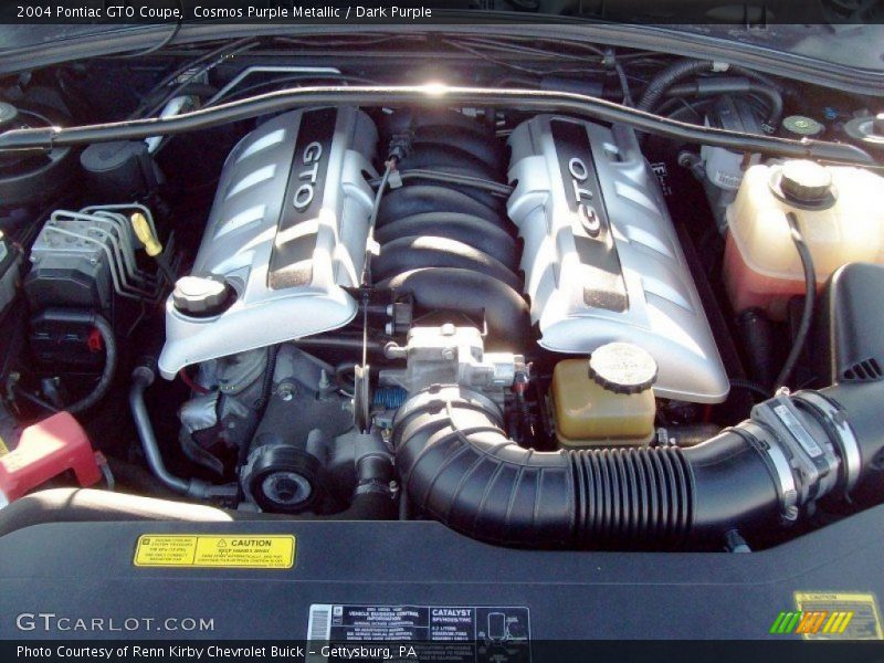  2004 GTO Coupe Engine - 5.7 Liter OHV 16-Valve V8