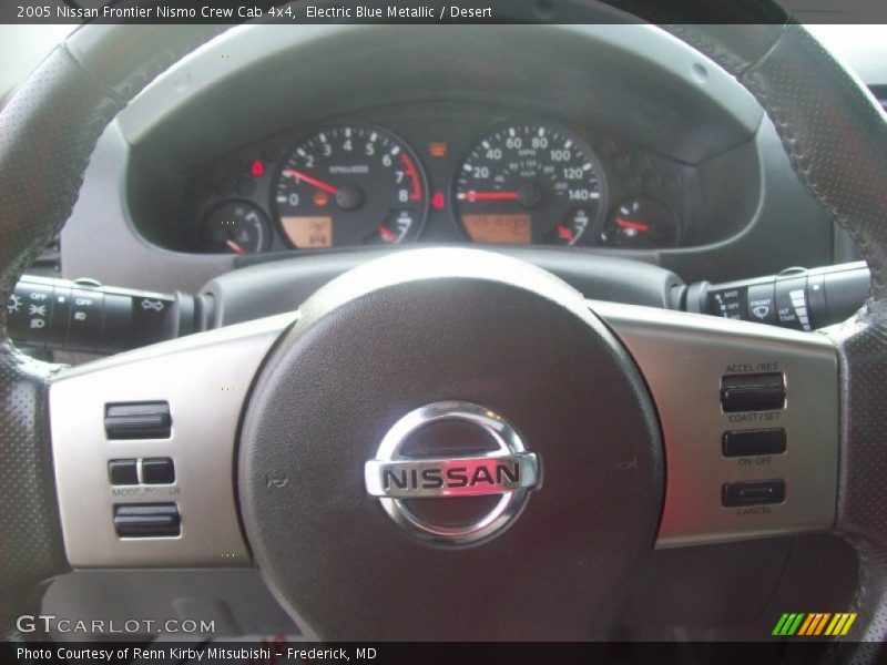 Electric Blue Metallic / Desert 2005 Nissan Frontier Nismo Crew Cab 4x4