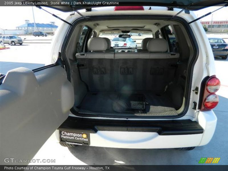Stone White / Dark Khaki/Light Graystone 2005 Jeep Liberty Limited