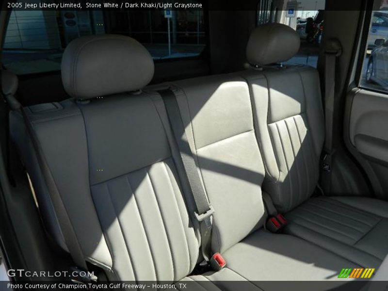 Stone White / Dark Khaki/Light Graystone 2005 Jeep Liberty Limited
