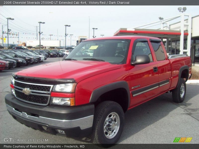 Victory Red / Dark Charcoal 2006 Chevrolet Silverado 2500HD LT Extended Cab 4x4