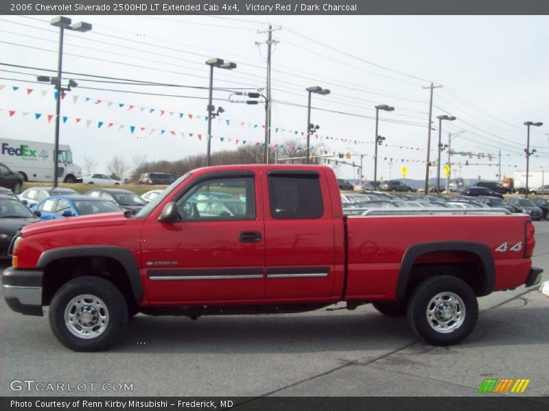 Victory Red / Dark Charcoal 2006 Chevrolet Silverado 2500HD LT Extended Cab 4x4