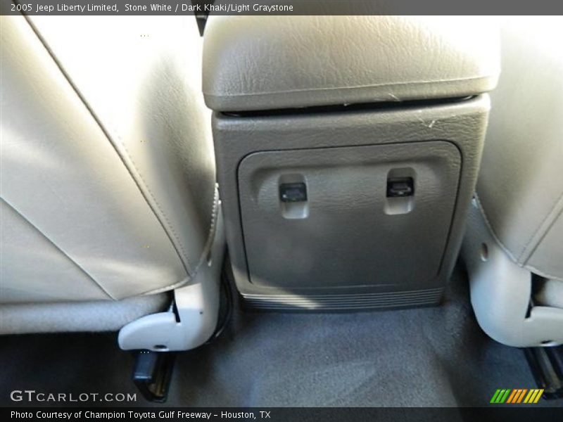 Stone White / Dark Khaki/Light Graystone 2005 Jeep Liberty Limited