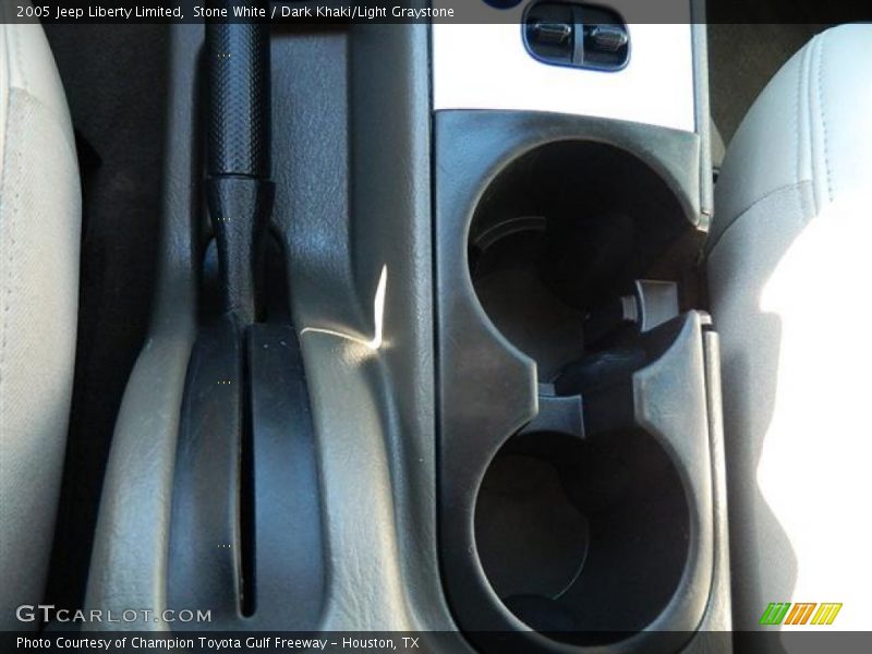 Stone White / Dark Khaki/Light Graystone 2005 Jeep Liberty Limited