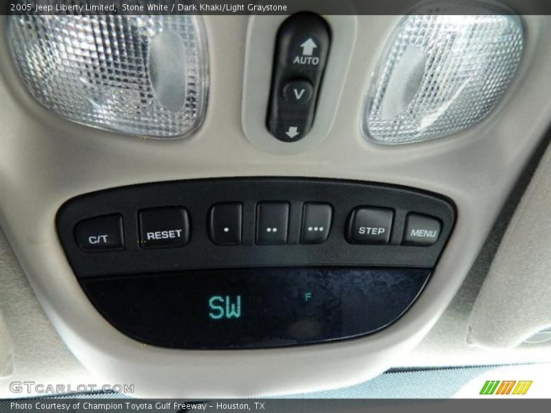 Stone White / Dark Khaki/Light Graystone 2005 Jeep Liberty Limited