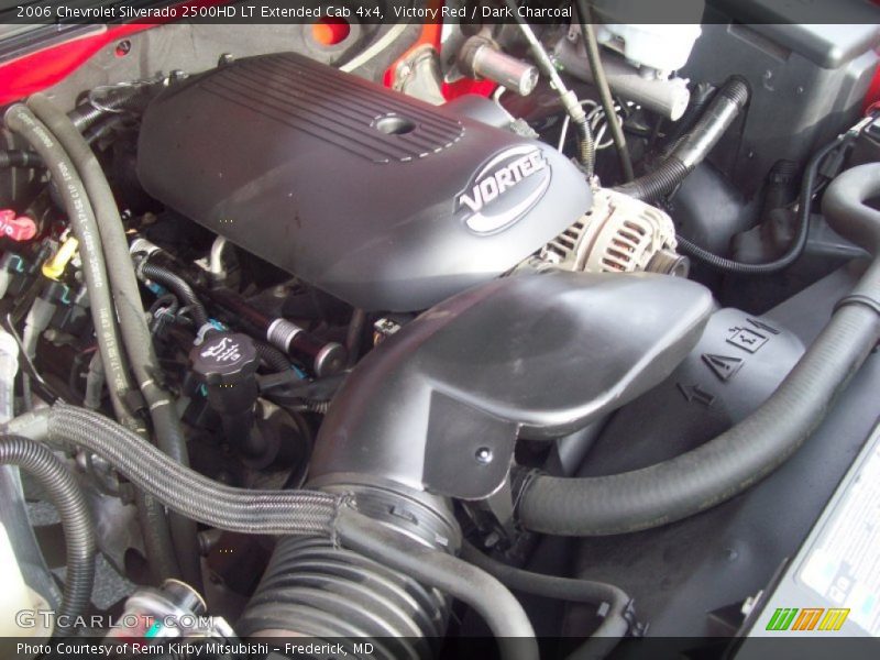 Victory Red / Dark Charcoal 2006 Chevrolet Silverado 2500HD LT Extended Cab 4x4