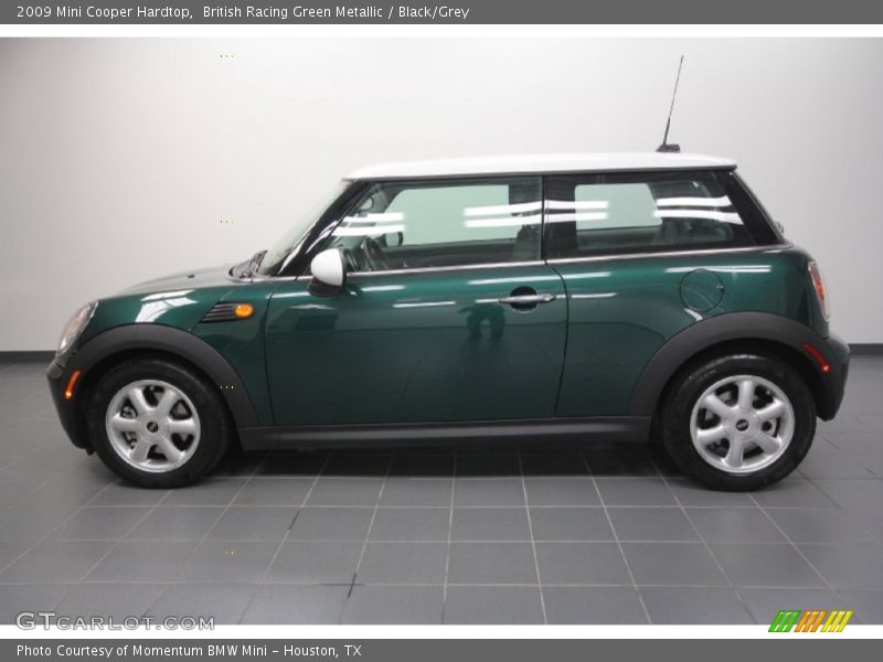 British Racing Green Metallic / Black/Grey 2009 Mini Cooper Hardtop