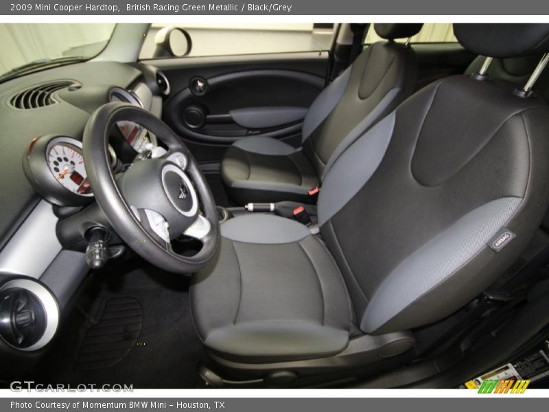 British Racing Green Metallic / Black/Grey 2009 Mini Cooper Hardtop