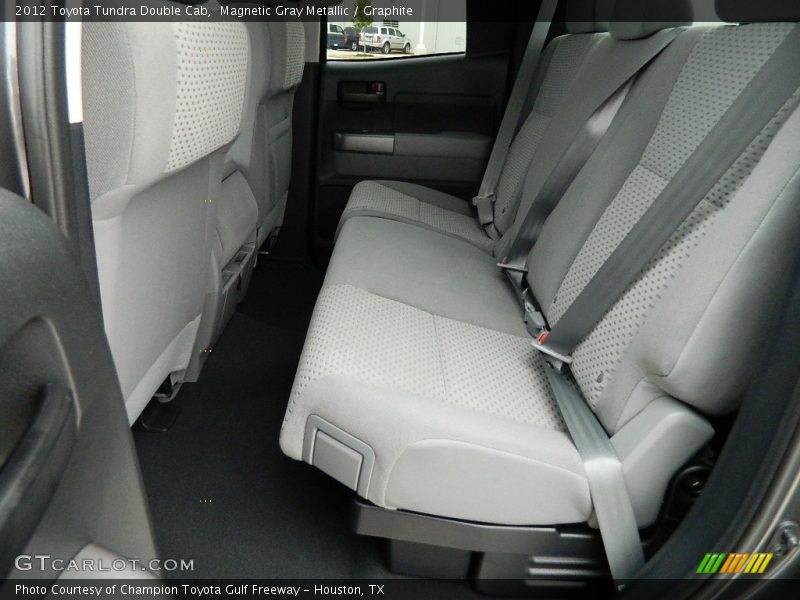Rear Seat of 2012 Tundra Double Cab