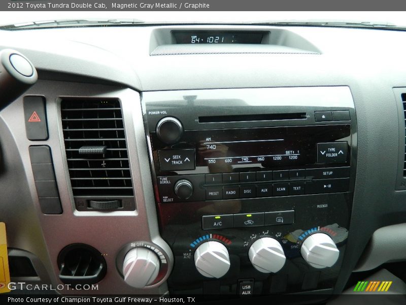 Magnetic Gray Metallic / Graphite 2012 Toyota Tundra Double Cab