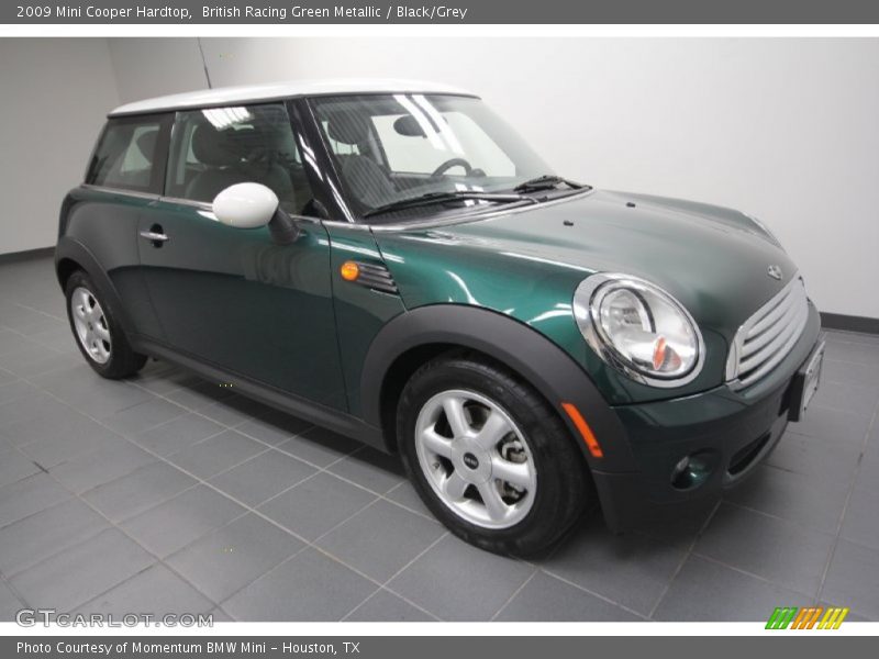 British Racing Green Metallic / Black/Grey 2009 Mini Cooper Hardtop