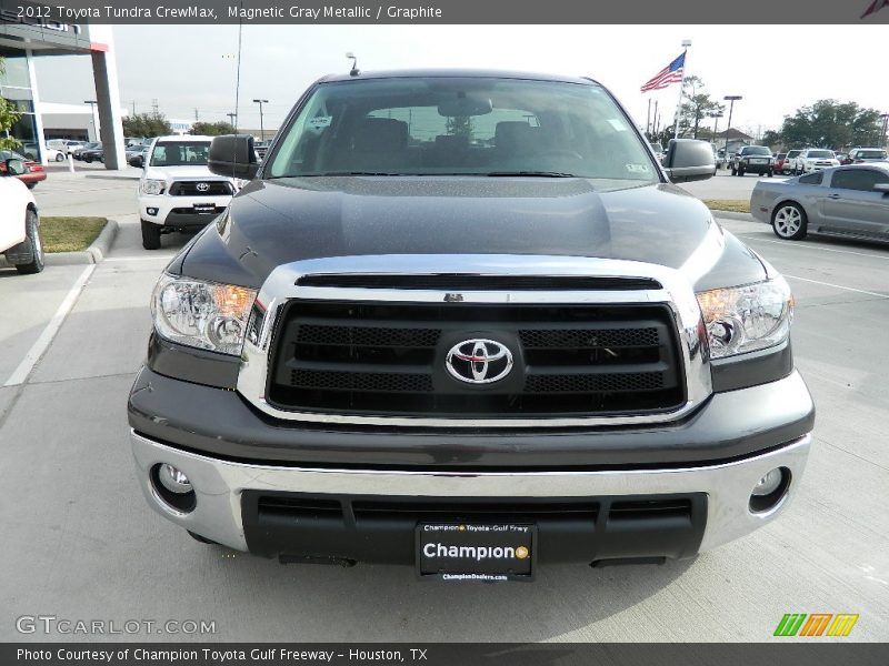 Magnetic Gray Metallic / Graphite 2012 Toyota Tundra CrewMax