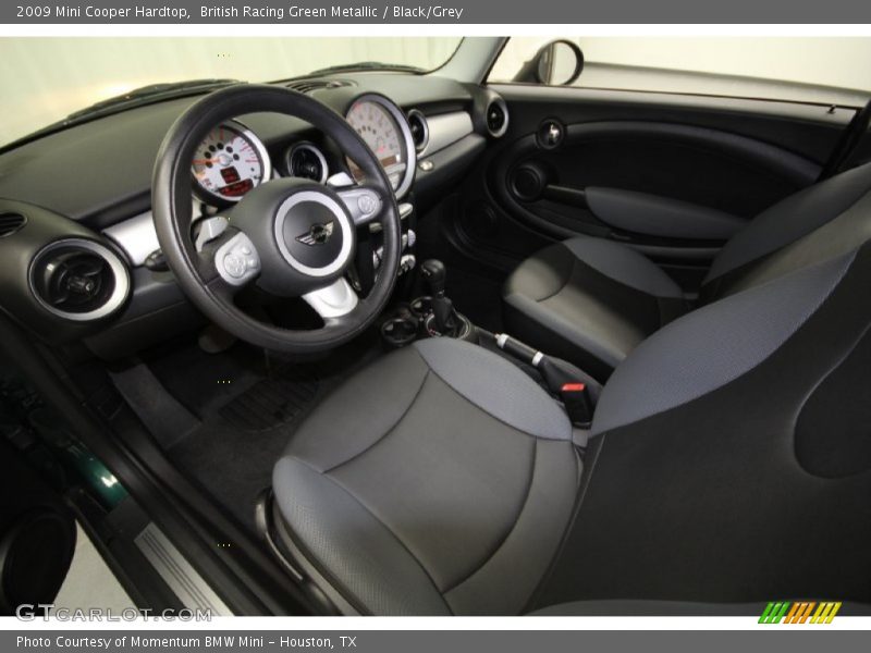 British Racing Green Metallic / Black/Grey 2009 Mini Cooper Hardtop