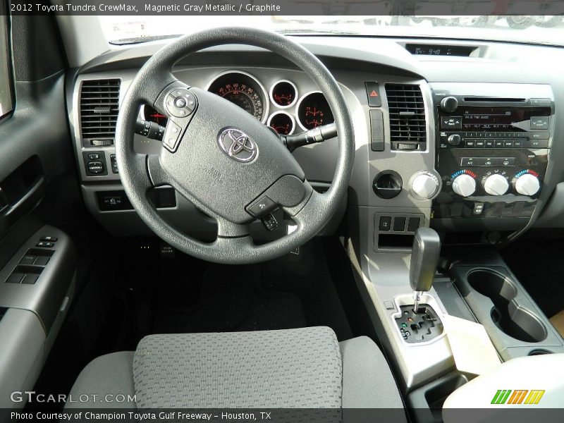 Magnetic Gray Metallic / Graphite 2012 Toyota Tundra CrewMax