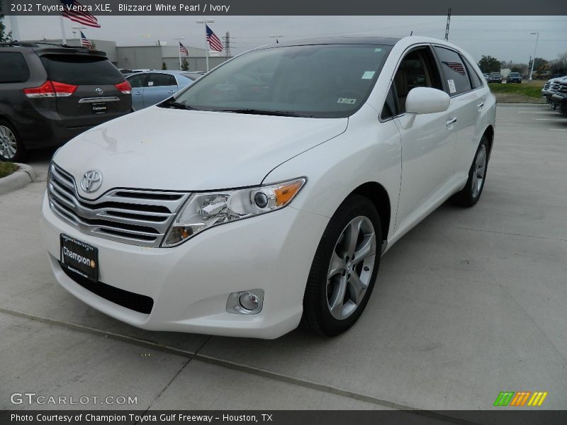 Blizzard White Pearl / Ivory 2012 Toyota Venza XLE